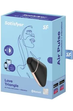 Satisfyer Love Triangle Black -Anal sexleketøy butikk p satisfyer love triangle black 4 1 2