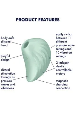 Satisfyer Pearl Diver Mint -Anal sexleketøy butikk p satisfyer pearl diver mint productimage 2