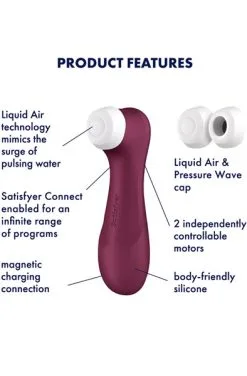 Satisfyer Pro 2 Gen. 3 With Liquid Air & Bluetooth App Red 10 Satisfyer Pro 2 Gen. 3 With Liquid Air & Bluetooth App Red -Anal sexleketøy butikk p satisfyer pro 2 gen. 3 with liquid air bluetooth app red productimage 2 125207 1