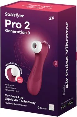 Satisfyer Pro 2 Gen. 3 With Liquid Air & Bluetooth App Red 15 Satisfyer Pro 2 Gen. 3 With Liquid Air & Bluetooth App Red -Anal sexleketøy butikk p satisfyer pro 2 gen. 3 with liquid air bluetooth app red productimage 7 125207 1