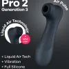 Satisfyer Pro 2 Generation 3 With Liquid Air Black -Anal sexleketøy butikk p satisfyer pro 2 generation 3 with liquid air black productimage 1 124130