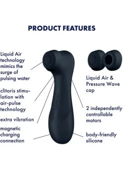 Satisfyer Pro 2 Generation 3 With Liquid Air Black -Anal sexleketøy butikk p satisfyer pro 2 generation 3 with liquid air black productimage 2 124130 2