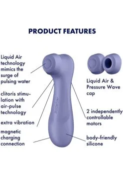 Satisfyer Pro 2 Generation 3 With Liquid Air Purple -Anal sexleketøy butikk p satisfyer pro 2 generation 3 with liquid air purple productimage 2