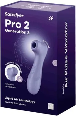Satisfyer Pro 2 Generation 3 With Liquid Air Purple -Anal sexleketøy butikk p satisfyer pro 2 generation 3 with liquid air purple productimage 7