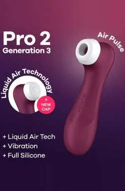 Satisfyer Pro 2 Generation 3 With Liquid Air Red