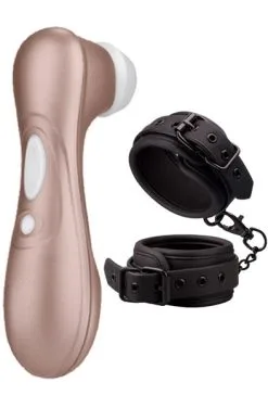 Paketerbjudande Satisfyer Pro 2 + Handcuffs