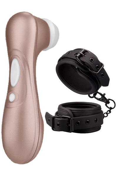 Paketerbjudande Satisfyer Pro 2 + Handcuffs 3 Paketerbjudande Satisfyer Pro 2 + Handcuffs