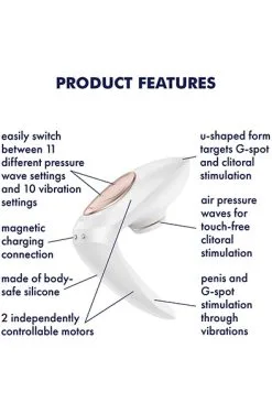 Satisfyer Pro 4 Couples -Anal sexleketøy butikk p satisfyer pro 4 couples 2 000040