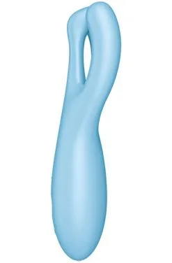 Satisfyer Threesome 4 Blue -Anal sexleketøy butikk p satisfyer threesome 4 blue 3 145432