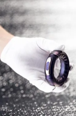 HUEMAN. Saturn Vibrating Cock/Ball Ring -Anal sexleketøy butikk p saturn vibrating cock ball ring 4 1