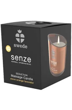 Swede Senze Massage Candle Clove Orange Lavender 150ml -Anal sexleketøy butikk p senze massage candle clove orange lavender 150ml productimage 3