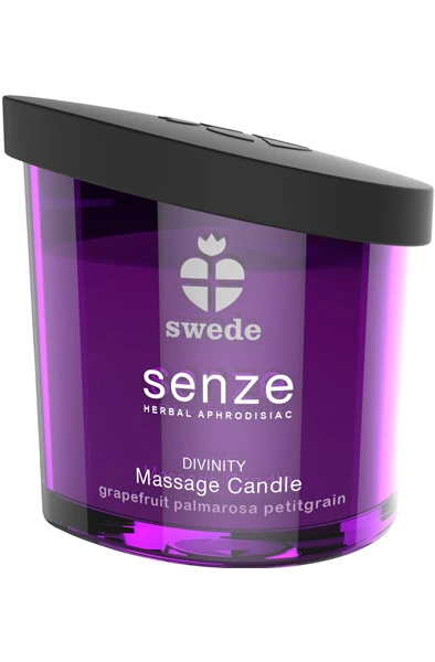 Swede Senze Massage Candle Grapefruit Palmarosa Petitgrain 150ml 4 Swede Senze Massage Candle Grapefruit Palmarosa Petitgrain 150ml - Bilde 2