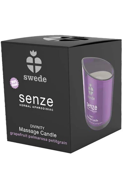 Swede Senze Massage Candle Grapefruit Palmarosa Petitgrain 150ml 5 Swede Senze Massage Candle Grapefruit Palmarosa Petitgrain 150ml - Bilde 3