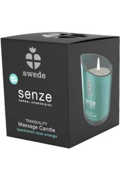 Swede Senze Massage Candle Spearmint Rose Orange 150ml -Anal sexleketøy butikk p senze massage candle spearmint rose orange 150ml productimage 3