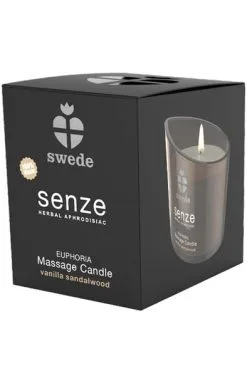Swede Senze Massage Candle Vanilla Sandalwood 150ml -Anal sexleketøy butikk p senze massage candle vanilla sandalwood 150ml productimage 3