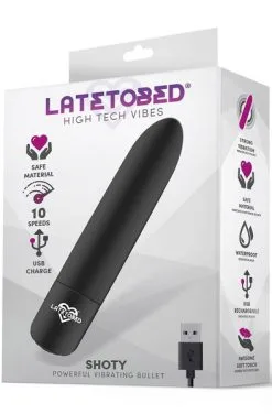 Latetobed Shoty Powerful Vibrating Bullet 10-Speed USB 7 Latetobed Shoty Powerful Vibrating Bullet 10-Speed USB -Anal sexleketøy butikk p shoty powerful vibrating bullet 10 speed usb 3 160529 1