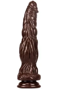 ToppedMonster Silicone Dildo Monster Bark Brown 26 Cm