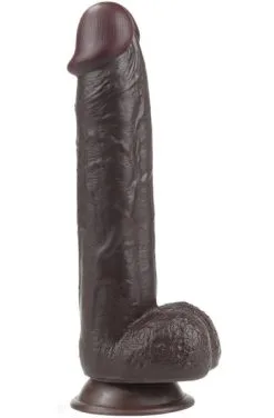 Lovetoy Sliding Skin Dual Layer Dong Brown 24 Cm