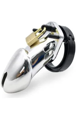Cocklock Sliver Male Chastity Cage CB6000 Medium -Anal sexleketøy butikk p sliver male chastity cage cb6000 medium 2 121247
