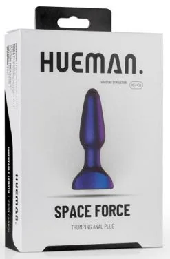 HUEMAN. Space Force Vibrating Butt Plug -Anal sexleketøy butikk p space force vibrating butt plug 4 1
