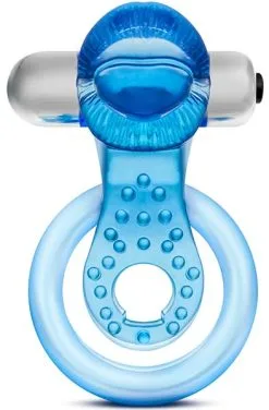 Blush Novelties Stay Hard Tongue Blue C-ring