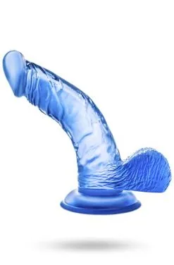 Sustainable Pleasure Sweet N Hard Dildo Blue 16,5 Cm -Anal sexleketøy butikk p sweet n hard dildo blue 16 5 cm 3 164741