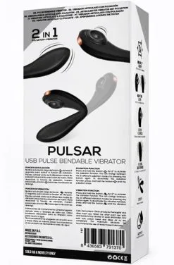 Tardenoche Pulsar Pulse Bendable Vibrator -Anal sexleketøy butikk p tardenoche pulsar pulse bendable vibrator 3 002641
