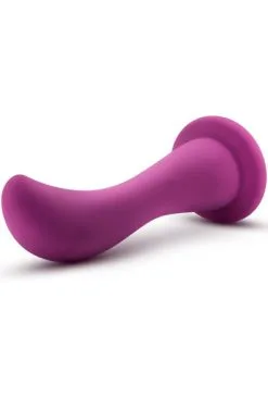 Blush Novelties Temptasia Bellatrix Silicone Dildo Plum 16cm -Anal sexleketøy butikk p temptasia bellatrix silicone dildo plum 16cm 2 212532