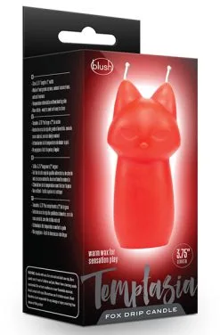 Blush Novelties Temptasia Fox Drip Candle Red -Anal sexleketøy butikk p temptasia fox drip candle red 3 2