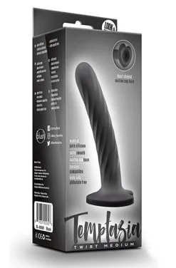 Blush Novelties Temptasia Twist Medium Black 14 Cm -Anal sexleketøy butikk p temptasia twist medium black 14cm 2