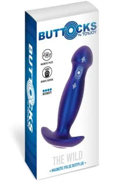 ToyJoy The Wild Magn Pulse Vibrating Plug -Anal sexleketøy butikk p the wild magn pulse vibrating plug 3 140255