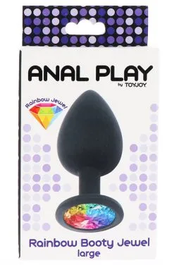 ToyJoy Rainbow Booty Jewel Large -Anal sexleketøy butikk p toyjoy rainbow booty jewel large 3
