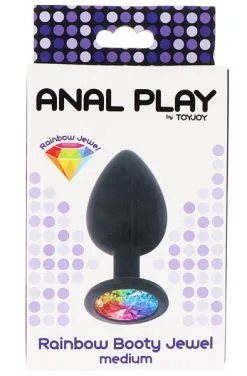 ToyJoy Rainbow Booty Jewel Medium -Anal sexleketøy butikk p toyjoy rainbow booty jewel medium 3