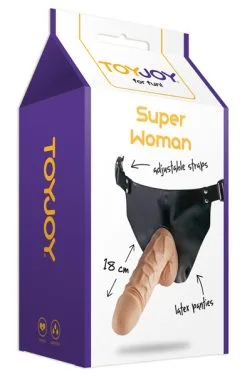 ToyJoy Superwoman Strap-On -Anal sexleketøy butikk p toyjoy superwoman strap on 2
