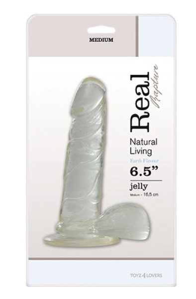 TOYZ4LOVERS Jelly Dildo Real Rapture Clear 17cm 4 TOYZ4LOVERS Jelly Dildo Real Rapture Clear 17cm - Bilde 2
