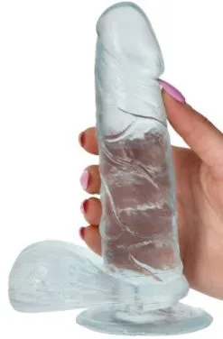 TOYZ4LOVERS Jelly Dildo Real Rapture Clear 17cm
