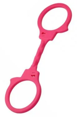 TOYZ4LOVERS Pink Silicone Handcuffs