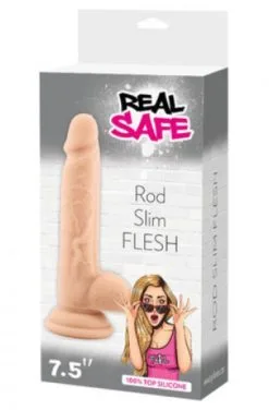 TOYZ4LOVERS Real Safe Rod Slim Flesh 19cm -Anal sexleketøy butikk p toyz4lovers real safe rod slim flesh 19cm 2