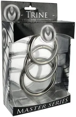 Master Series Trine Steel Ring Collection