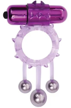 Adam And Eve Triple Ball Bangin Vibrating Ring