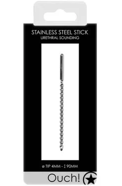 Shots Urethral Sounding Metal Stick 9cm -Anal sexleketøy butikk p urethral sounding metal stick 9cm 3 201544