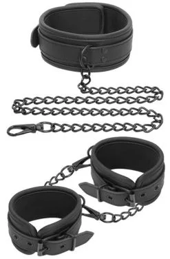 IntoYou Vegan Collar & Hand Cuffs Set