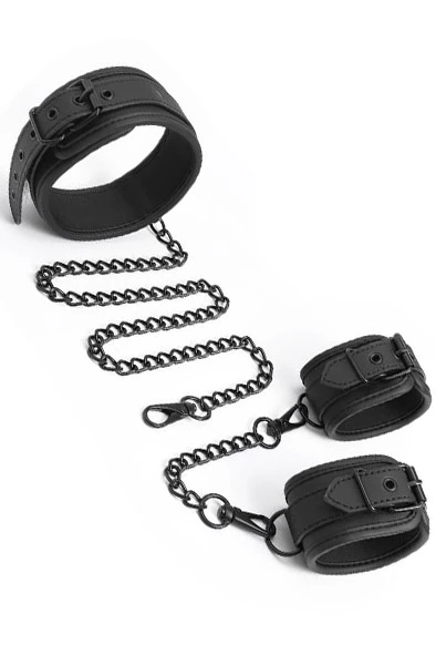 IntoYou Vegan Collar & Hand Cuffs Set 4 IntoYou Vegan Collar & Hand Cuffs Set - Bilde 2