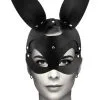 Coquette Vegan Leather Mask With Bunny Ears -Anal sexleketøy butikk p vegan leather mask with bunny ears