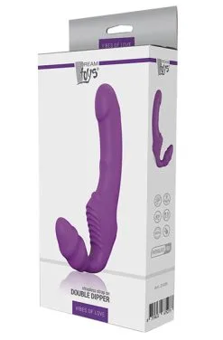 Dream Toys Vibes Of Love Double Dipper Purple -Anal sexleketøy butikk p vibes of love double dipper purple 3