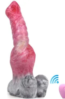 Pink Alien Vibrating Dildo Monster Viby Mamthy 26 Cm