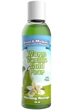 Vince & Michaels Warm Vanilla Gold Pear Warming Massage 50ml