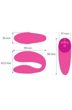 We-Vibe Chorus Pink -Anal sexleketøy butikk p we vibe chorus pink 3 005020