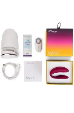 We-Vibe Sync Couples Fuchsia -Anal sexleketøy butikk p we vibe sync couples fuchsia 3 140916 2