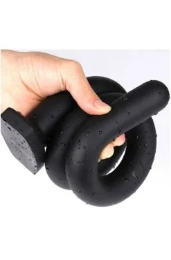 Wolf Quarterstaff Black Silicone Anal Dildo XL 73cm -Anal sexleketøy butikk p wolf quarterstaff black silicone anal dildo xl 73cm 2 215802